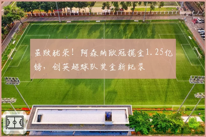 虽败犹荣！阿森纳欧冠揽金1.25亿镑，创英超球队奖金新纪录